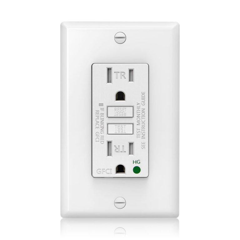 Front-close-up-of-GLS-15AHG-GFCI-Outlets-with-white-wall-plate