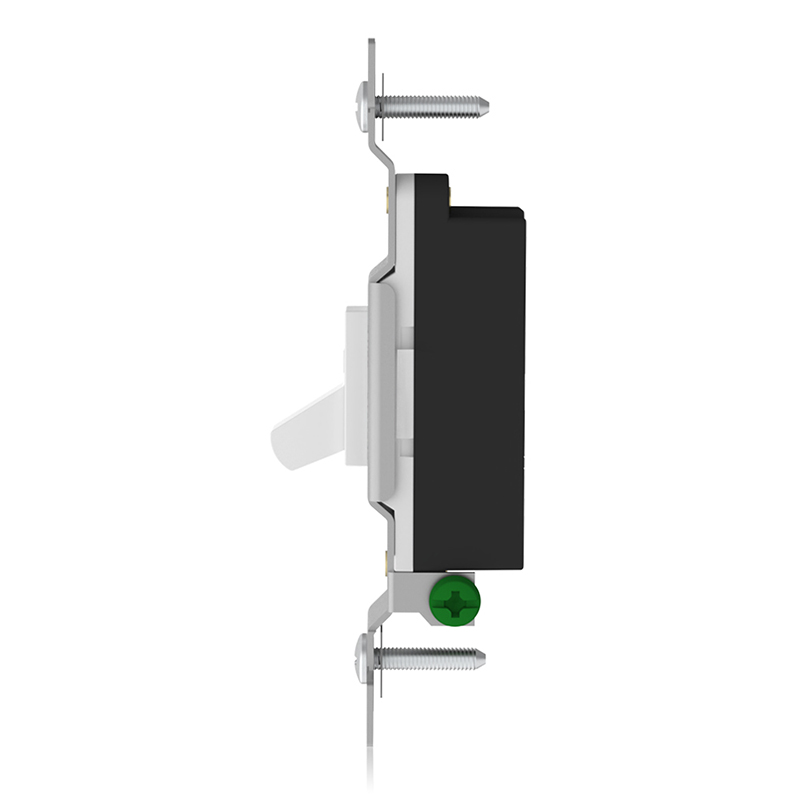 15A toggle Switch with single pole, SSK-2 Slim Lateral close-up