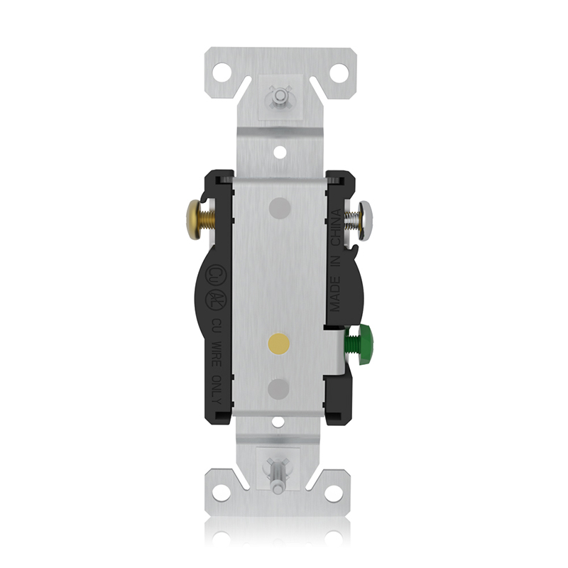 Back side of SSRE-11 15A 125V Single Receptacle