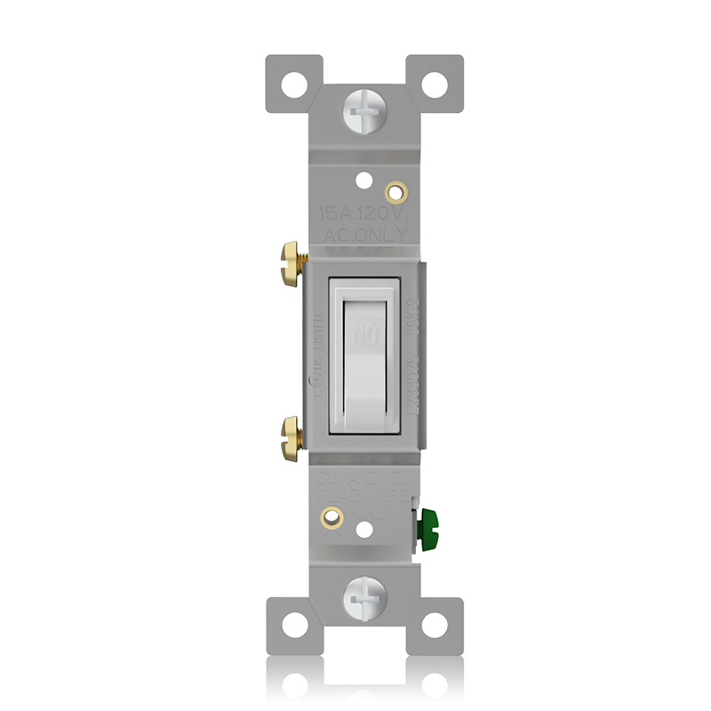 Front close-up of 15A Toggle Switch with single pole, SSK-2