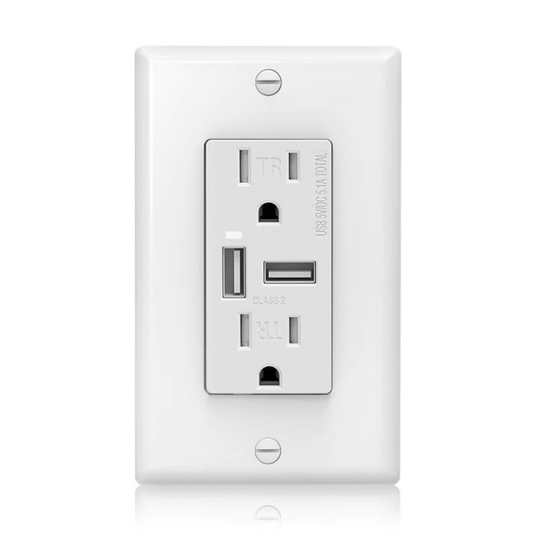 Front-close-up-of-CZ-10-USB-outlets-with-white-wall-plate