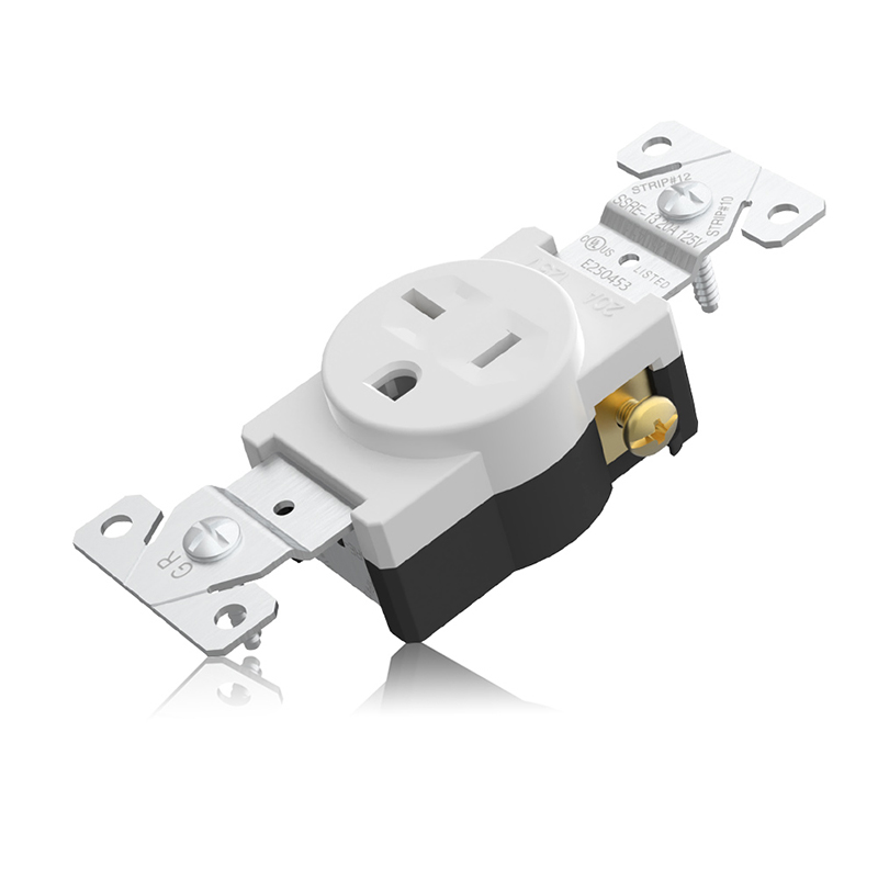 Overhead SSRE-13 20A 125V Single Receptacle with all details